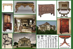 klasszicizmus, bútorok, bútorasztalos, asztalos, bútor