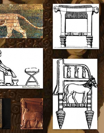 mezopotámia, stílus, asztalos, bútor, bútorok, asztalosbútor